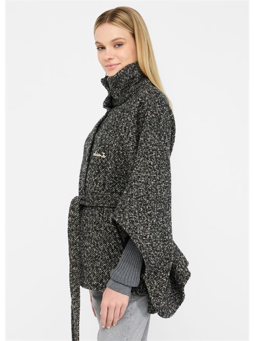 Poncho con cintura LIU JO | 2F5025T0300/00128